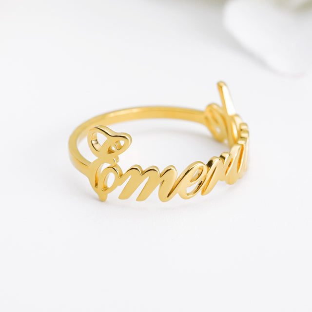 Custom Name Ring