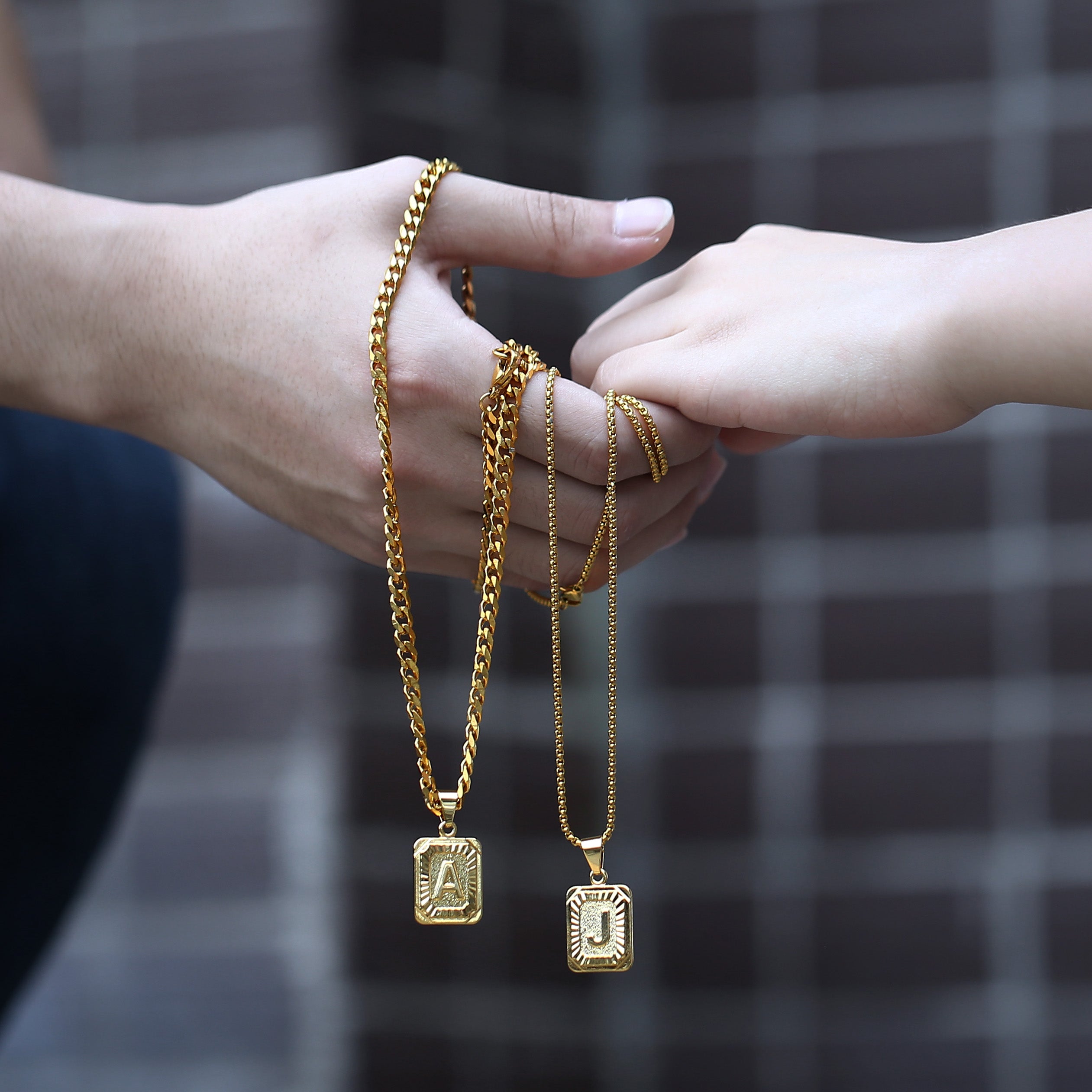 Pendant Letter Necklace