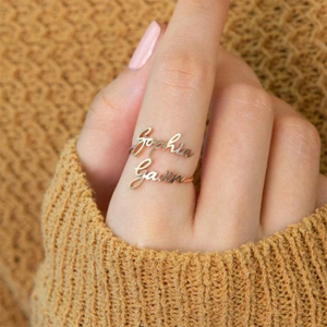 Personalized Duet Ring