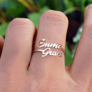 Personalized Duet Ring