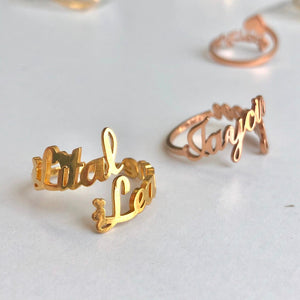 Personalized Duet Ring