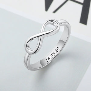 Personalized Infinity Ring