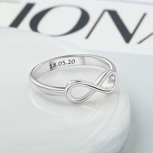 Personalized Infinity Ring