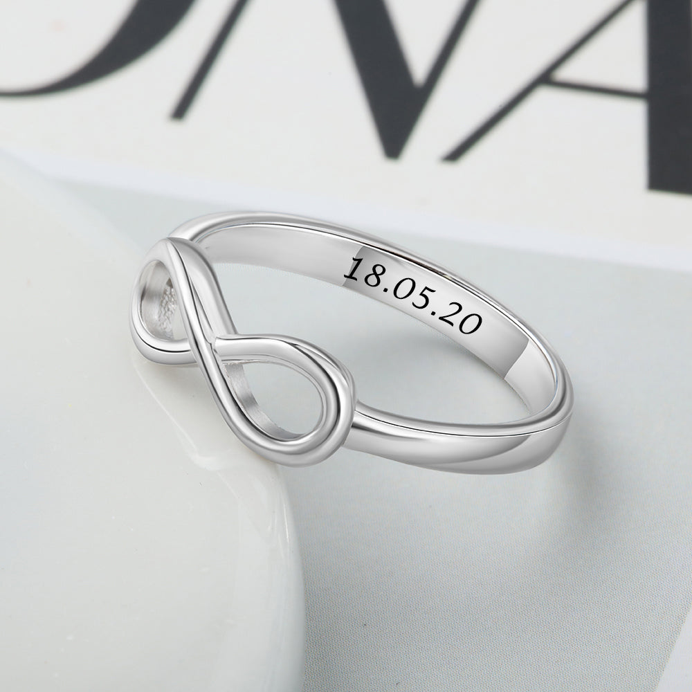 Personalized Infinity Ring