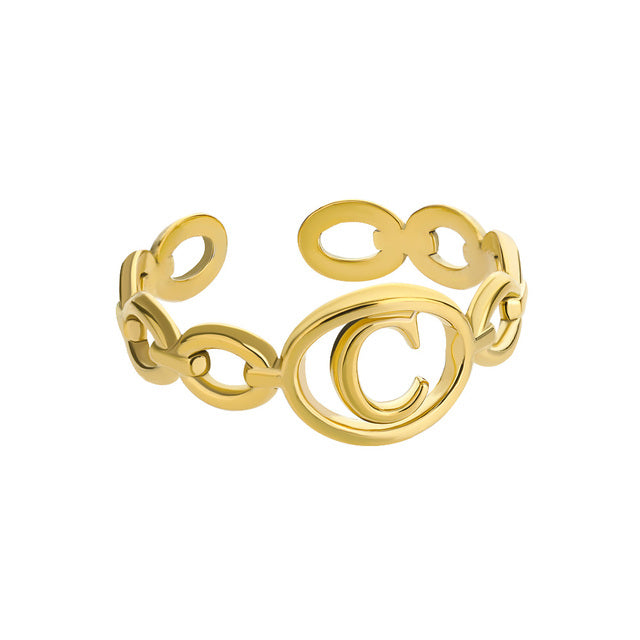 Chain-link Style Initial Ring